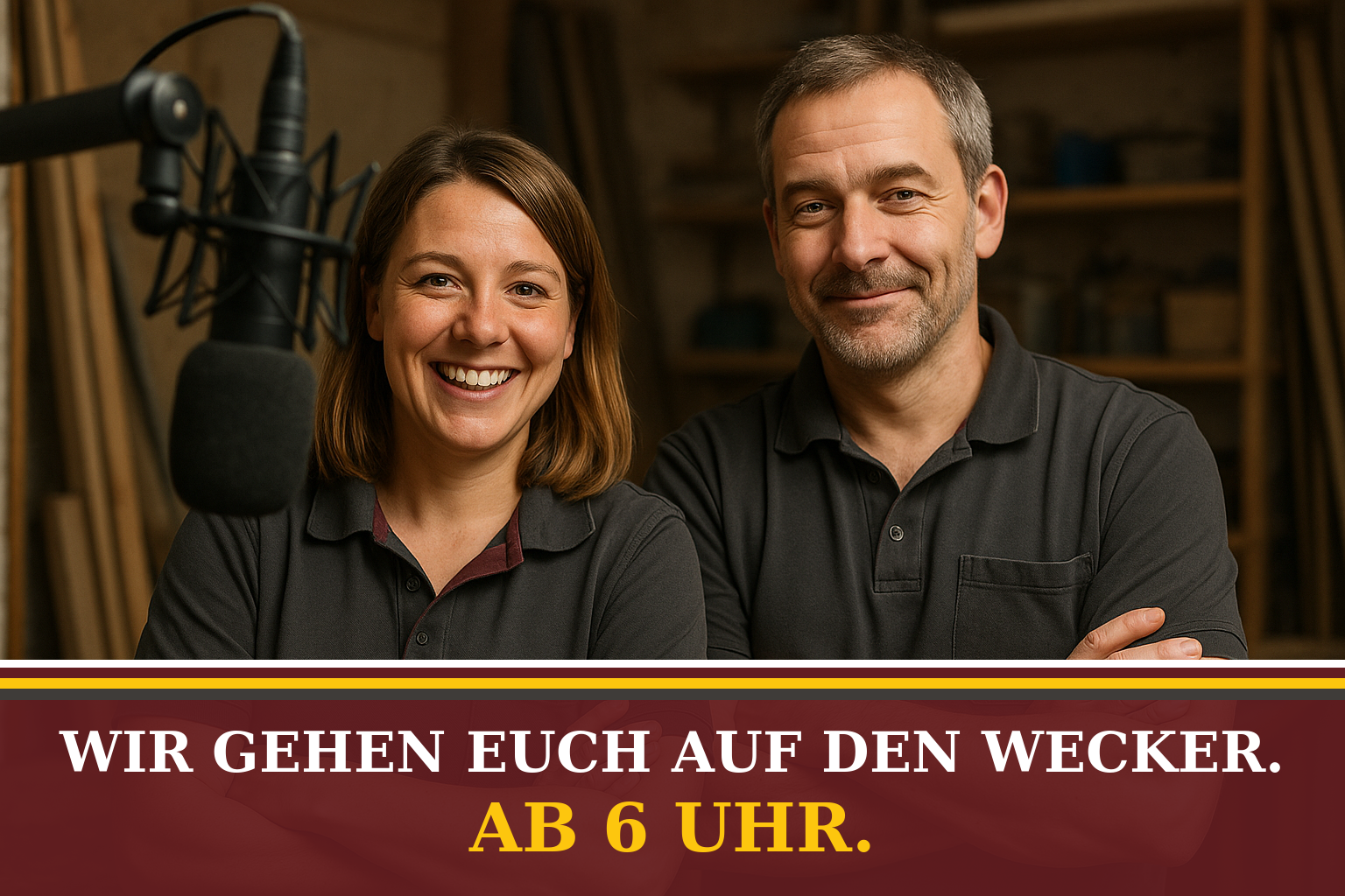 Sanna und Kalle, die Stimmen von Radio Bedenknecht